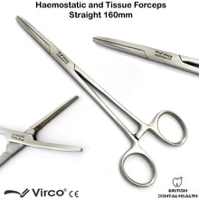 Load image into Gallery viewer, Tattoo Piercing Forceps Straight 16cm Haemostatic Hemostat Tissue Pean Forceps
