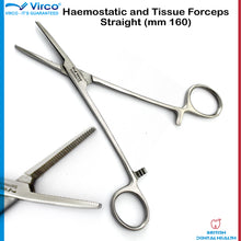 Load image into Gallery viewer, Tattoo Piercing Forceps Straight 16cm Haemostatic Hemostat Tissue Pean Forceps
