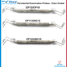 Load image into Gallery viewer, Dental Periodontal Examination Probes BPS PSR Color Coated CP/UNC-10-11-12 Probe
