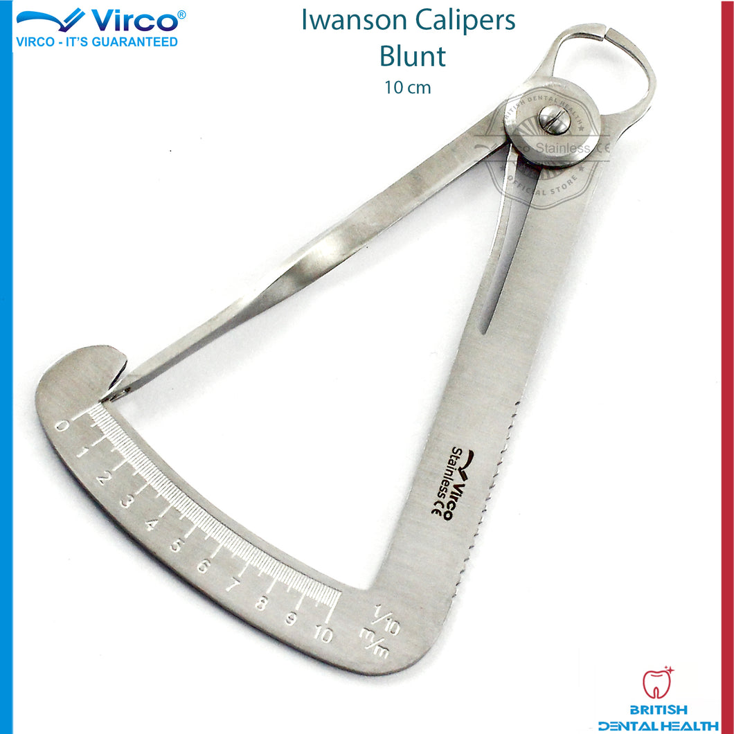 DENTAL WAX TYPE IWANSON CROWN CALIPER TENTH DIAMOND GAUGE ORTHODONTIC LAB