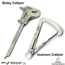 Load image into Gallery viewer, SLIDING VERNIER BOLEY CALIPER &amp; IWANSON CALIPER CROWN GUAGE TENTH MEASURING
