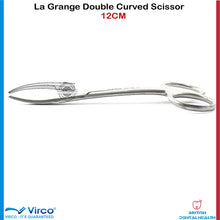 Load image into Gallery viewer, LaGrange Double Curved Scissor Sharp Non-Serrated 12cm Dental Surgical Implant
