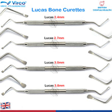 Load image into Gallery viewer, Periodontal Dental Bone Curettes / Hemingway bone Curettes / Lucas Bone Curettes
