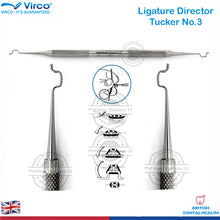 Load image into Gallery viewer, Dental Orthodontic Applying Elastic Ligature Director Tucker N.3 Double Ended
