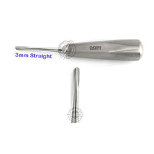 Load image into Gallery viewer, TOOTH LOOSENING ROOT ELEVATORS LUXATION STRAIGHT AND CURVED SET OF 6
