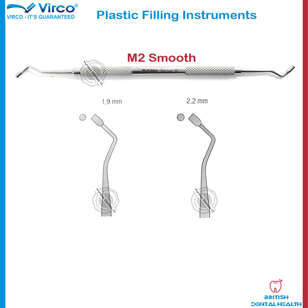 Dentist instruments Amalgam Dental Plastic Filling Instruments M2 Smooth filling