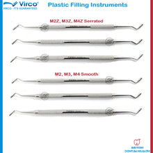 Load image into Gallery viewer, Dental Restorative Plastic Filling Inst M2,M3,M4 Smooth / M2Z,M3Z,M4Z Serrated
