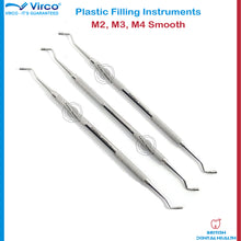 Load image into Gallery viewer, Dental Restorative Plastic Filling Inst M2,M3,M4 Smooth / M2Z,M3Z,M4Z Serrated
