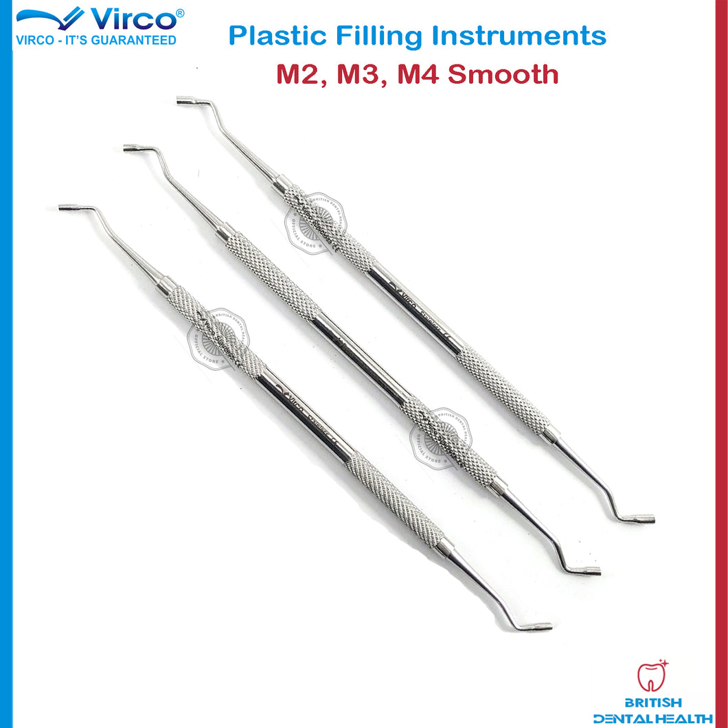 Dentist instruments Amalgam M2,M3,M4 Smooth Dental Plastic Filling Instruments