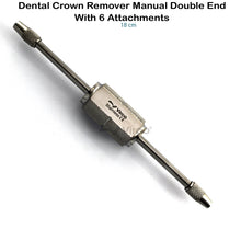 Load image into Gallery viewer, Dental Morrel Crown Remover With 6 Attachments Crown Bridge Inlay Remover Kit
