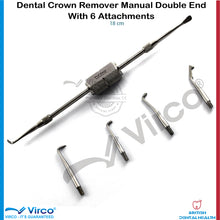 Load image into Gallery viewer, Dental Morrel Crown Remover With 6 Attachments Crown Bridge Inlay Remover Kit
