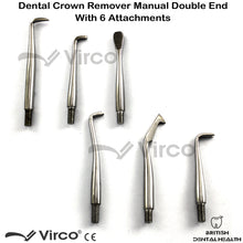 Load image into Gallery viewer, Dental Morrel Crown Remover With 6 Attachments Crown Bridge Inlay Remover Kit
