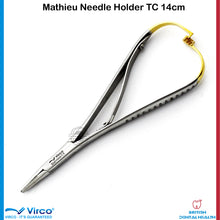 Load image into Gallery viewer, Dental Surgical Mathieu Needle Holders TC Suture Forceps Orthodontic Instruments
