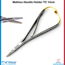 Load image into Gallery viewer, Dental Surgical Mathieu Needle Holders TC Suture Forceps Orthodontic Instruments
