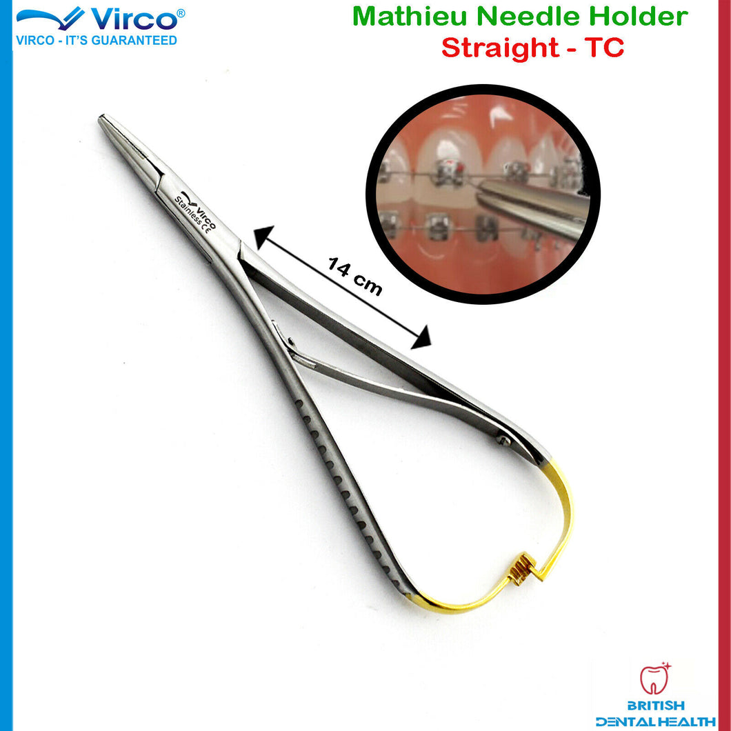 Dental Surgical Mathieu Needle Holders TC Suture Forceps Orthodontic Instruments