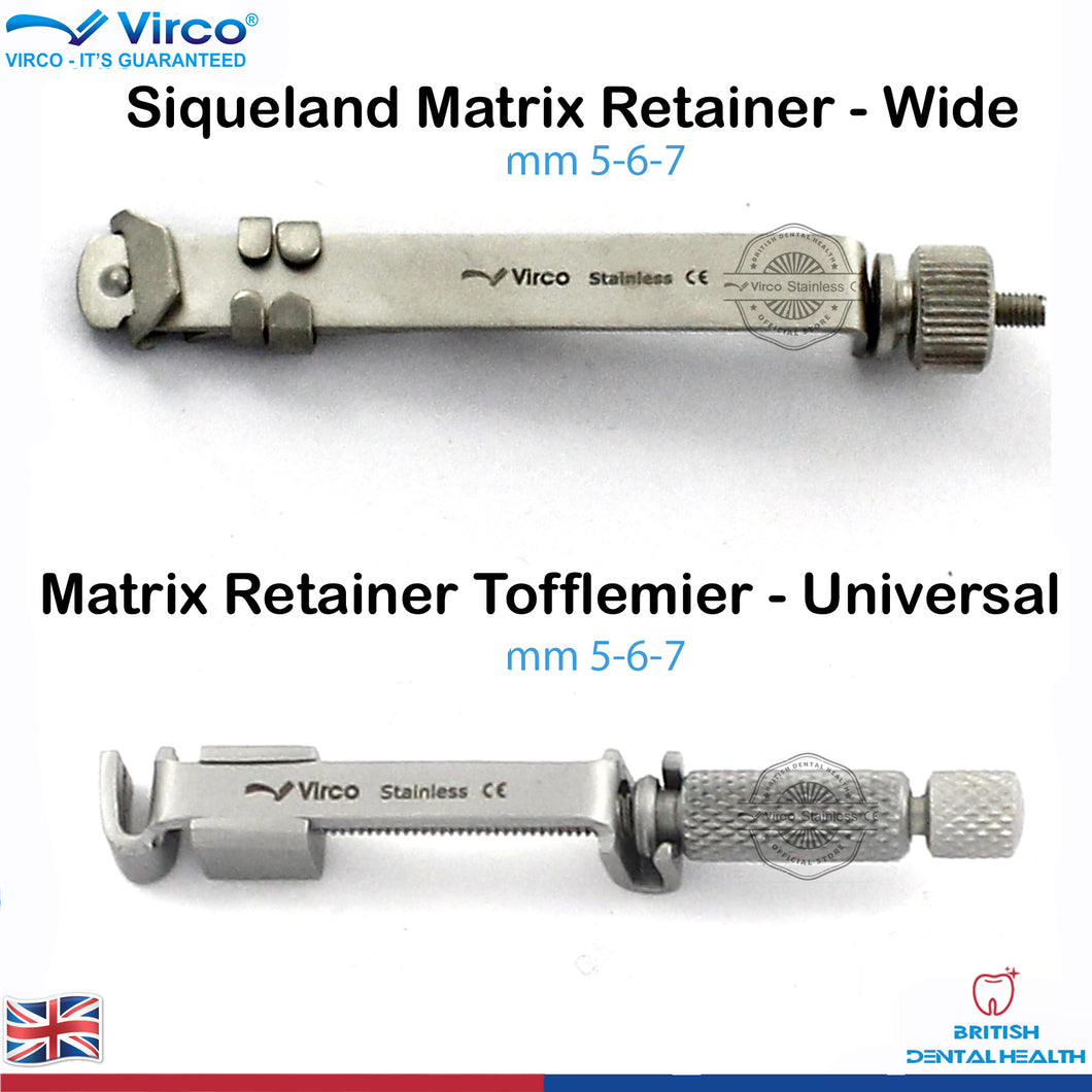 Squiveland Wide & Universal Tofflemier Matrix Retainer Set Ortho Dental