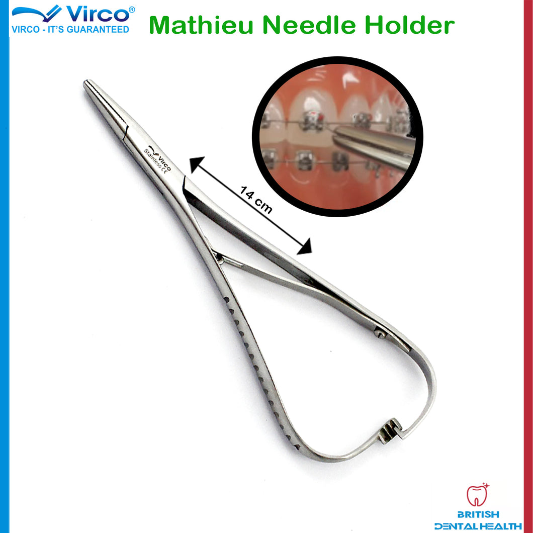 Mathieu Ligating Forceps Needle Holder Orthodontic Ligature Pliers Lab