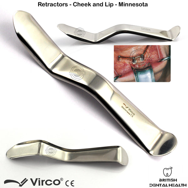 Dentist Mouth Opener Implant Surgical Autoclavable Dental Lip & Cheek Retractors