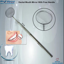 Load image into Gallery viewer, Dentist Dental Mouth Mirror with Handle Excellent Quality Dental Surgical VIRCO
