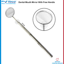 Load image into Gallery viewer, Dentist Dental Mouth Mirror with Handle Excellent Quality Dental Surgical VIRCO
