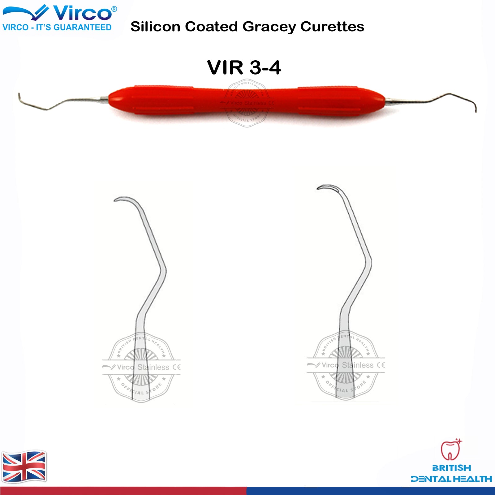 Kürette nach Gracey | Dentalinstrumente aus Edelstahl Kürette nach Gracey | Dentalinstrumente aus Edelstahl