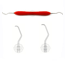 Load image into Gallery viewer, SILICONE COATED GRACEY CURETTES SCALERS SET OF 7
