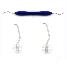 Load image into Gallery viewer, SILICONE COATED GRACEY CURETTES SCALERS SET OF 7
