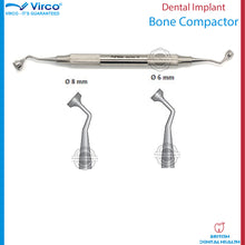 Load image into Gallery viewer, Dental Implant Double Ended Stainless Steel Bone Compactor Packer 6mm - 8mm
