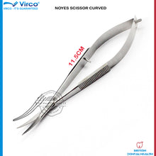 Load image into Gallery viewer, Micro Surgical Dental Curved Noyes Scissor Spring Action Ophthalmic Stainless St
