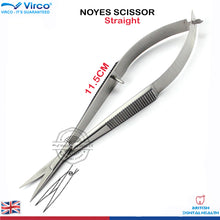 Load image into Gallery viewer, Dental Noyes Scissors Straight, Curved, Angular, Noyes Suture Spring Scissors
