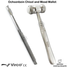 Load image into Gallery viewer, Dental Implant Ochsenbein Chisel and Mead Mallet Periodontal Bone Surgical Kit
