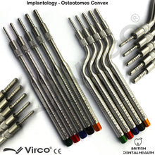 Load image into Gallery viewer, Dental Implantology Sinus Bone Elevation Osteotomes Convex Tip Set of 10 PCS
