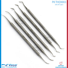 Load image into Gallery viewer, DENTAL LAB TOOLS SET OF 5 PK THOMAS CARVERS WAXING TECHNIQUE MODELING
