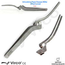 Load image into Gallery viewer, Miller Articulating Paper Holder Forceps Restorative Tweezer Offset Dental
