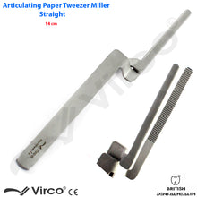 Load image into Gallery viewer, Articulating Paper Forceps Miller Offset, Straight Surgical Instruments Tweezers
