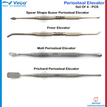 Load image into Gallery viewer, Dental Periosteal Elevatoes Molt Prichard Freer Buser Elevators Set Of 4 PCS
