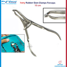 Load image into Gallery viewer, Restorative Rubber Dam Instrument Ainsworth Ivory Clamps Forceps Punch Frame Kit
