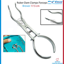 Load image into Gallery viewer, DENTAL BREWER RUBBER DAM FORCEPS CLAMP PLIERS 17.5 cm Restorative Lab
