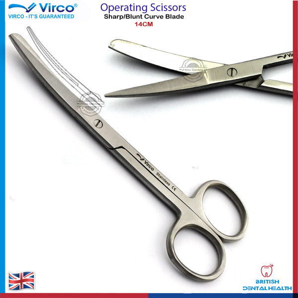 New Operating Scissors Curved Dissection Surgical Veterinary Scissor