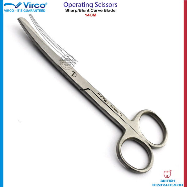 New Operating Scissors Curved Dissection Surgical Veterinary Scissor