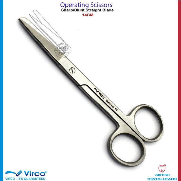 New Operating Scissors Straight Dissection Surgical Veterinary Scissor
