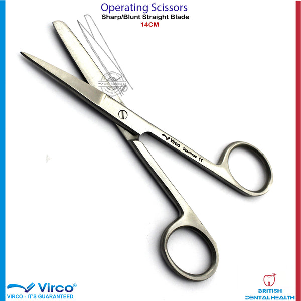 New Operating Scissors Straight Dissection Surgical Veterinary Scissor