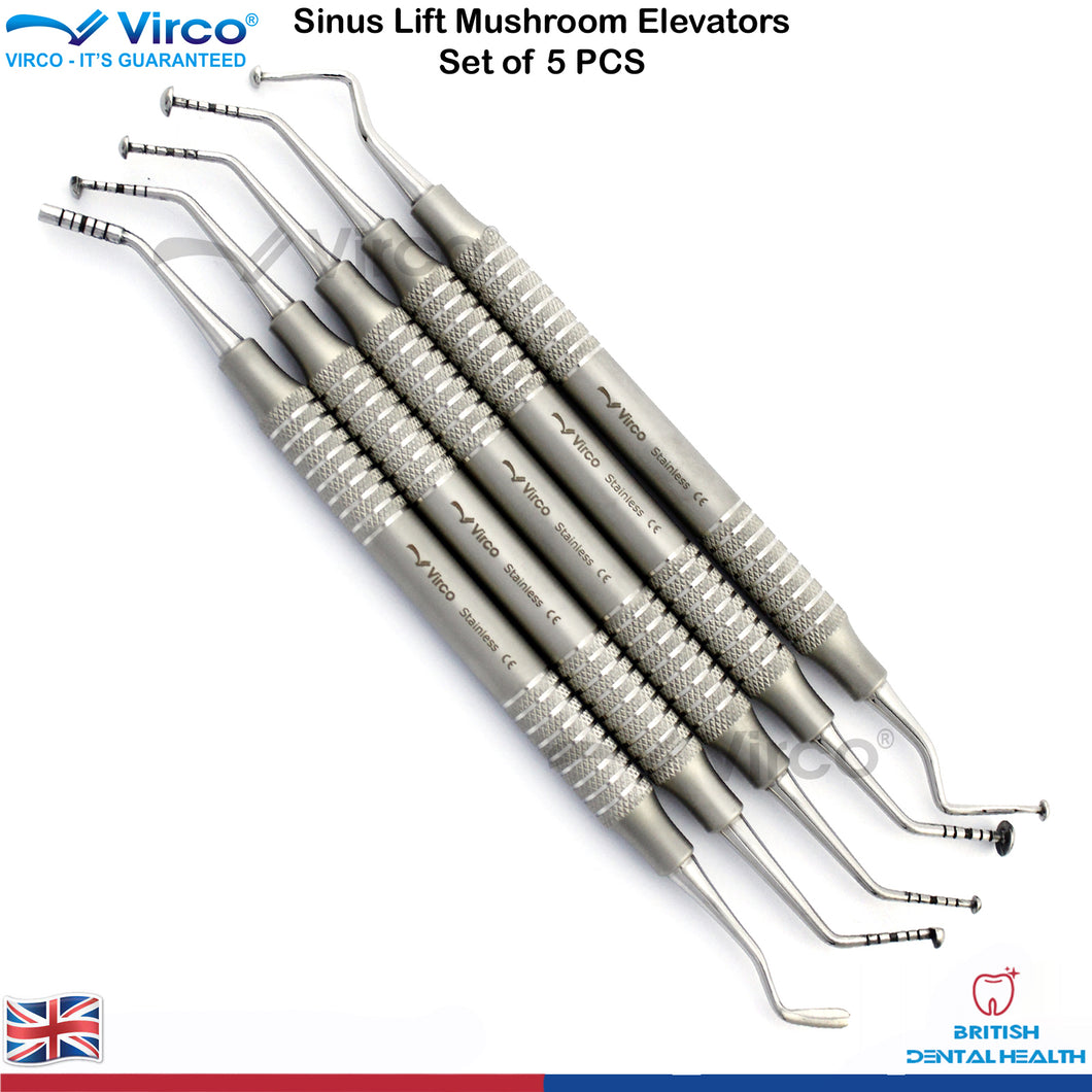 Sinus Lift Mushroom Elevator Advanced Set Of 5
