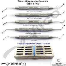 Load image into Gallery viewer, Implantology Sinus Lift Mushroom Elevator Advanced Implant Instruments Set Of 5
