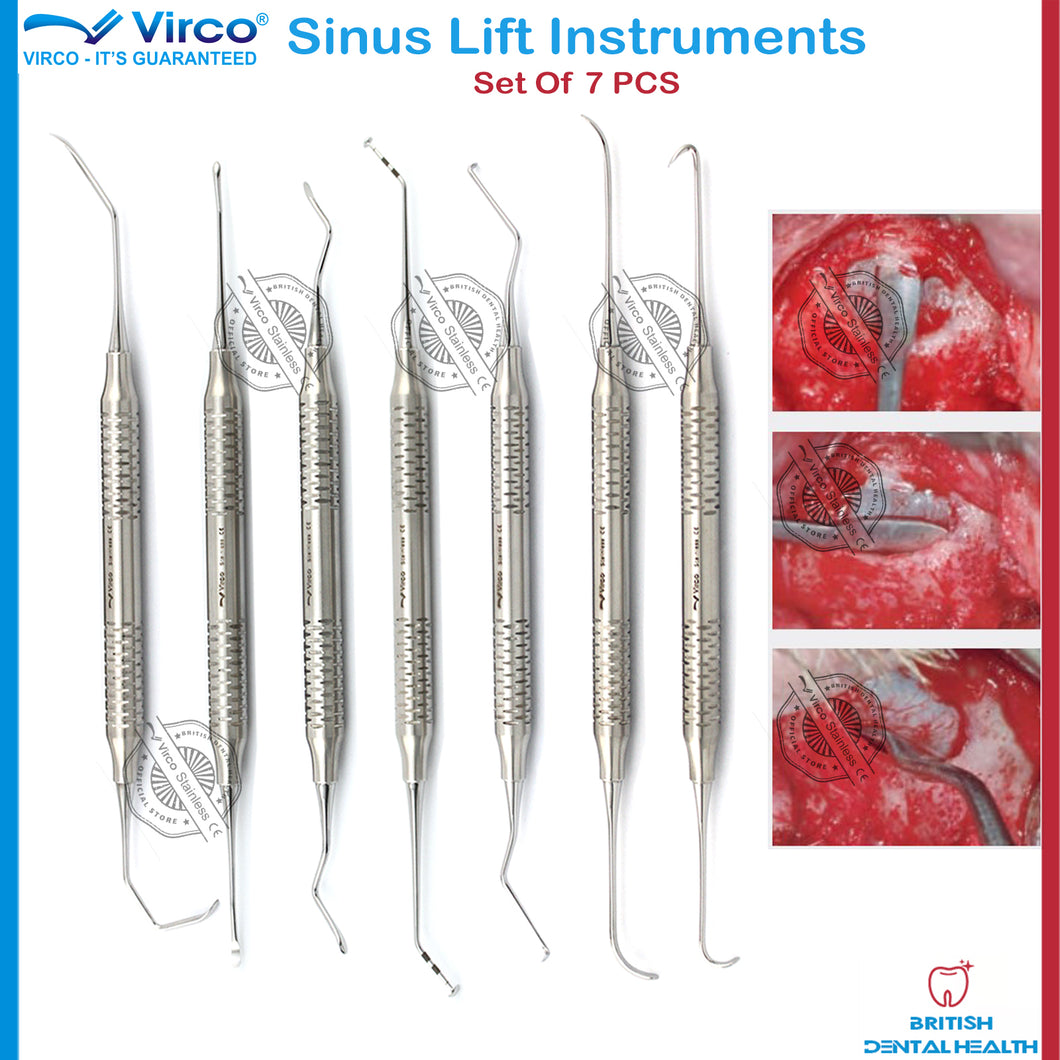 Dental Sinus Lift Elevators Instruments 7 PCS