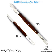 Load image into Gallery viewer, 2 Pcs FAHEN WAX KNIVES MODELLNG CARVER 13cm &amp; 17cm DENTAL LAB STAINLESS STEEL
