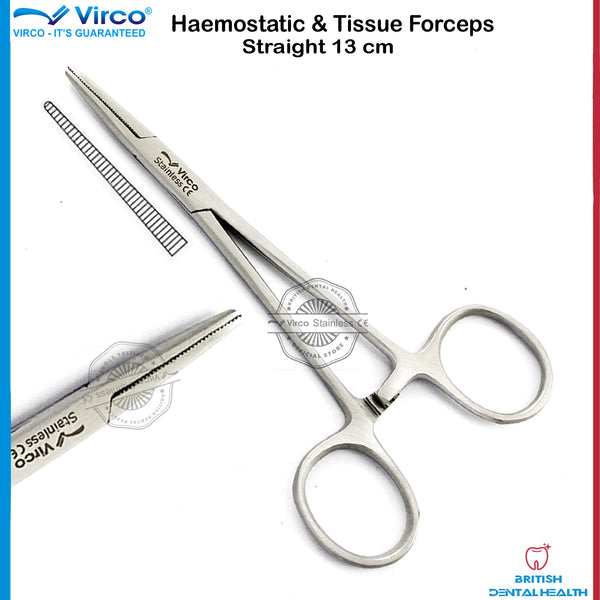 MOSQUITO HAEMOSTATIC STRAIGHT FORCEPS CLAMP 13cm Surgical Dental Stainless