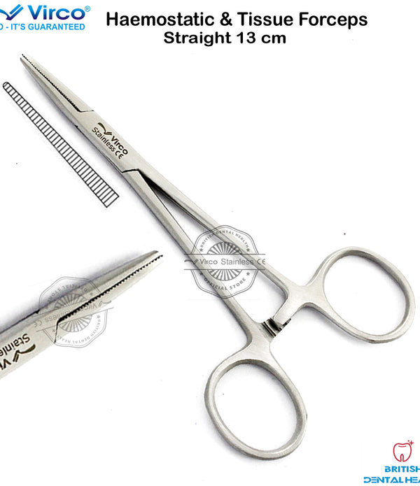 MOSQUITO HAEMOSTATIC STRAIGHT FORCEPS CLAMP 13cm Surgical Dental Stainless