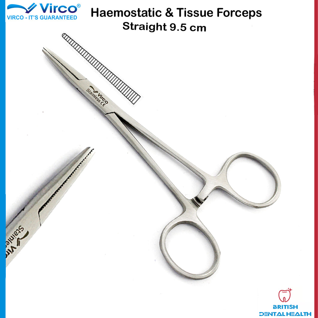 MOSQUITO HAEMOSTATIC STRAIGHT FORCEPS CLAMP 9.5CM Surgical Dental Stainless