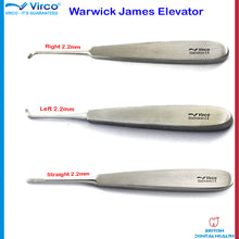 Load image into Gallery viewer, Dental Root Elevators Tooth Extraction Tools Warwick James Elevator Set Of 3 PCS
